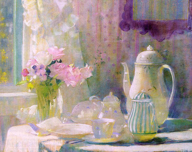 Hills, Laura Coombs Breakfast oil painting image